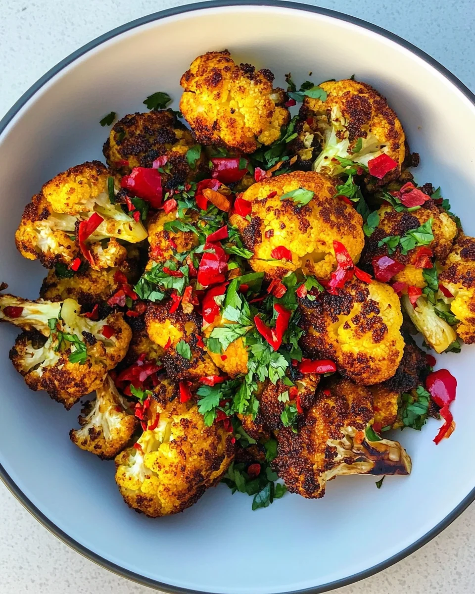 Sweet and Savory Cumin Roasted Cauliflower - additional image