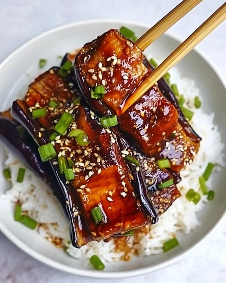 Simple Teriyaki Aubergine With Fresh Flavors