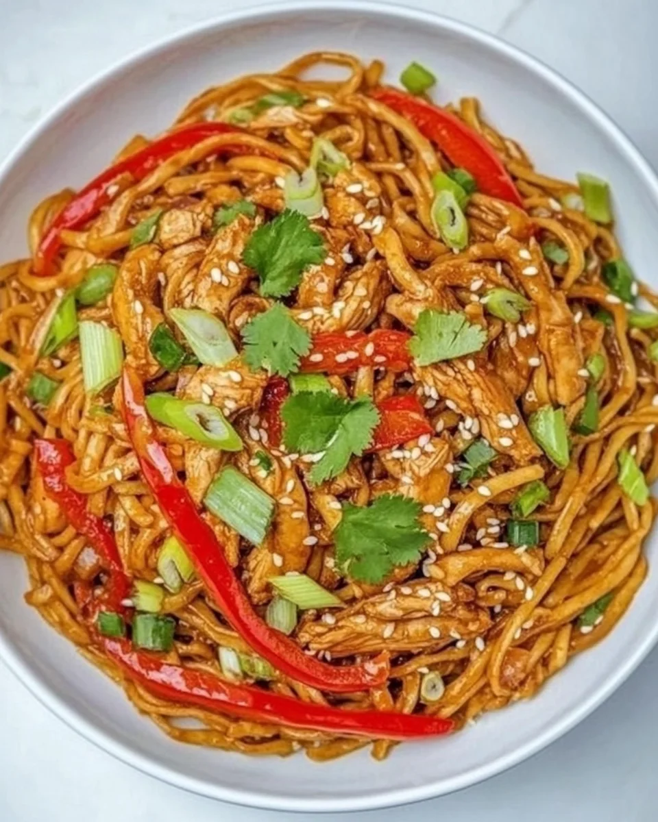 Simple Teriyaki Chicken Noodles Recipe - additional image