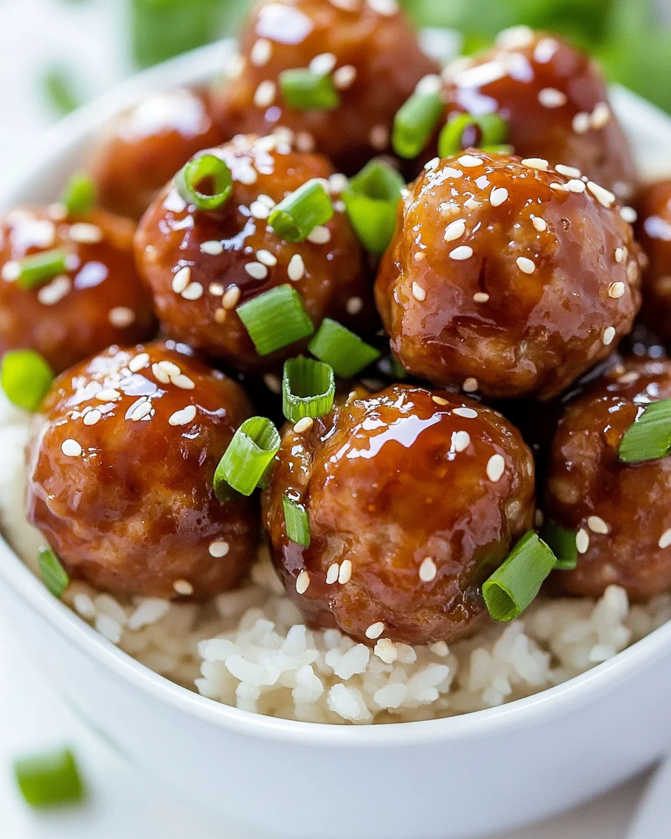 Simple Homemade Teriyaki Meatballs - additional image