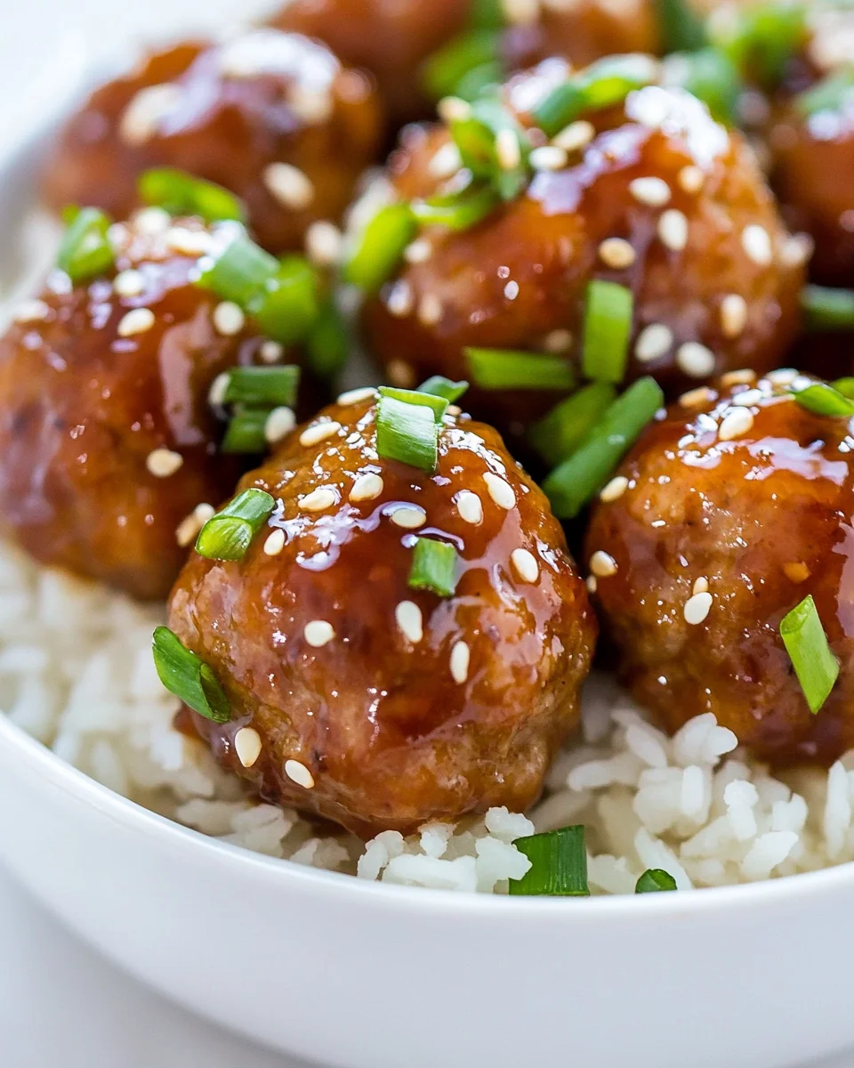 Simple Homemade Teriyaki Meatballs - additional image