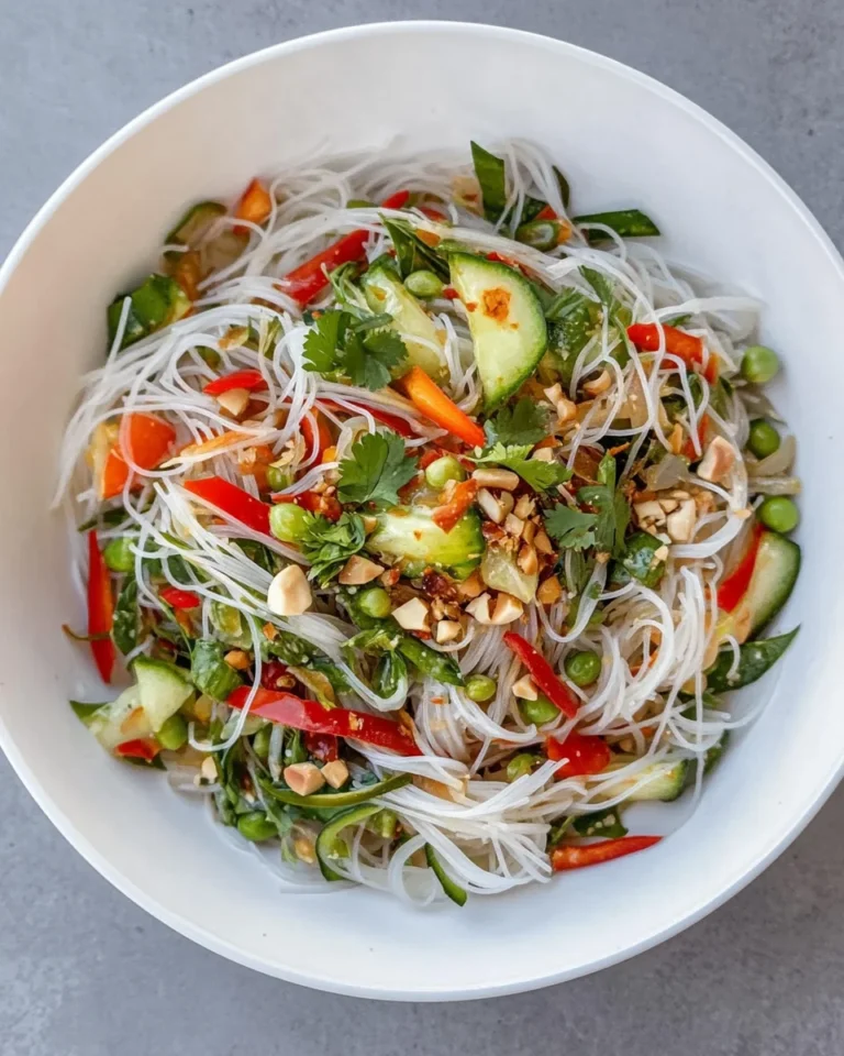 Fresh Thai Inspired Noodle Salad