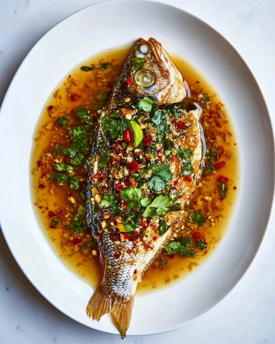 Steamed Fish With Lime Sauce A Fresh And Flavorful Dish - additional image