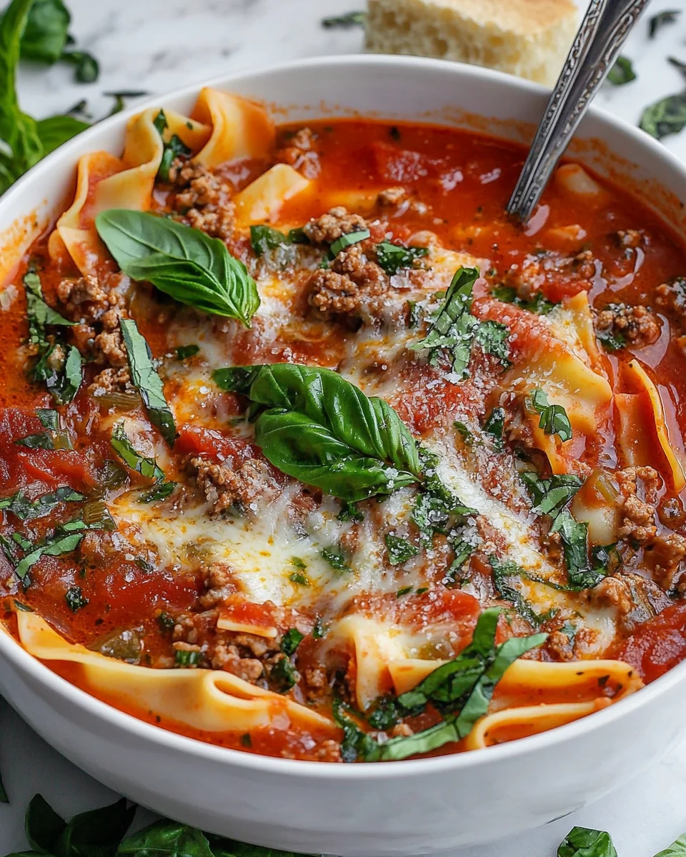Delicious Homemade Lasagna Soup Recipe - additional image