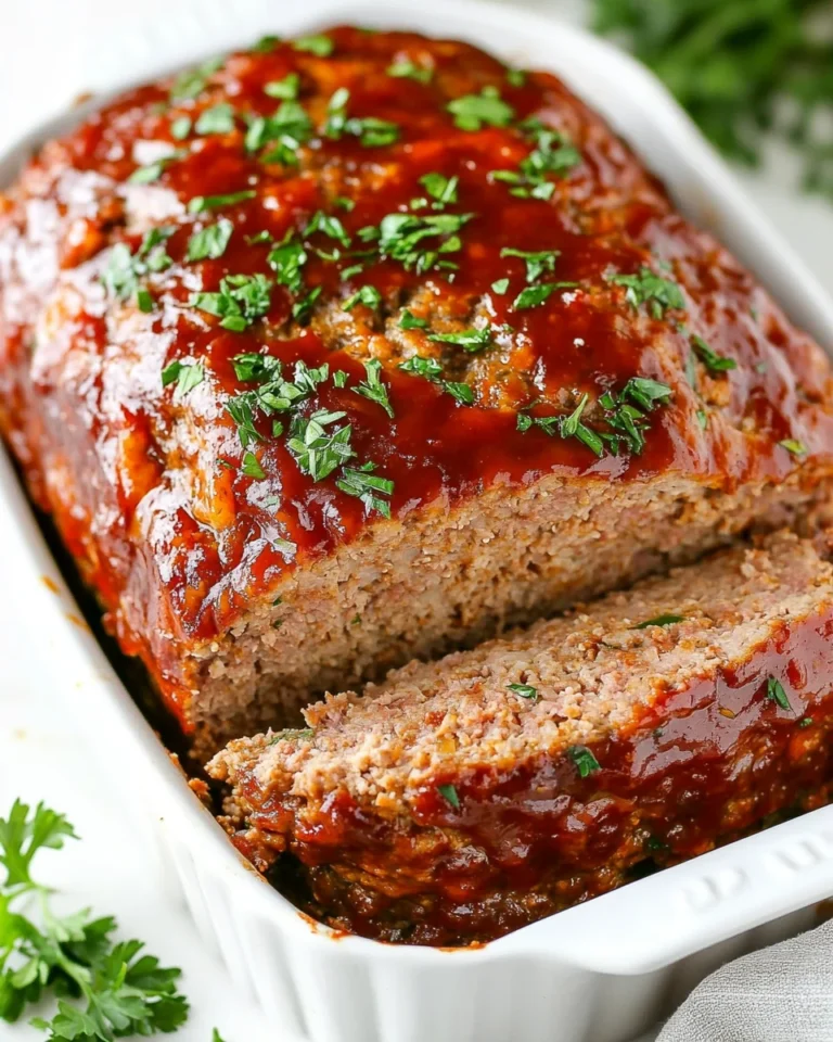 Perfect Homemade Meatloaf Recipe