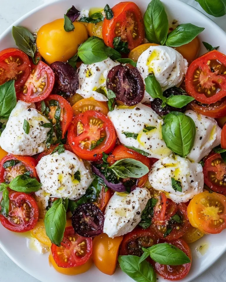 Fresh Tomato Burrata Salad Recipe