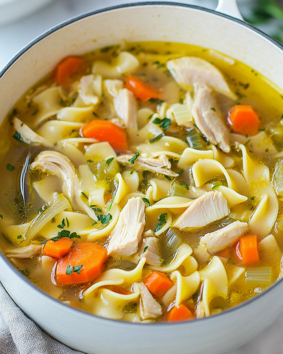 Classic Homemade Turkey Noodle Soup Recipe - additional image