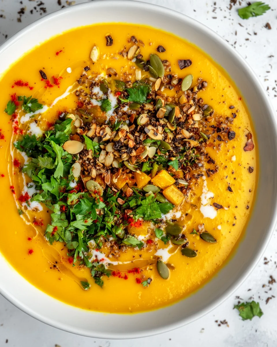 Creamy Turmeric Coconut Butternut Squash Soup - additional image