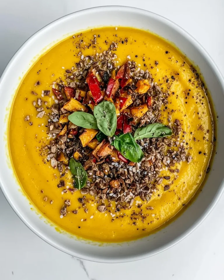 Creamy Turmeric Coconut Butternut Squash Soup