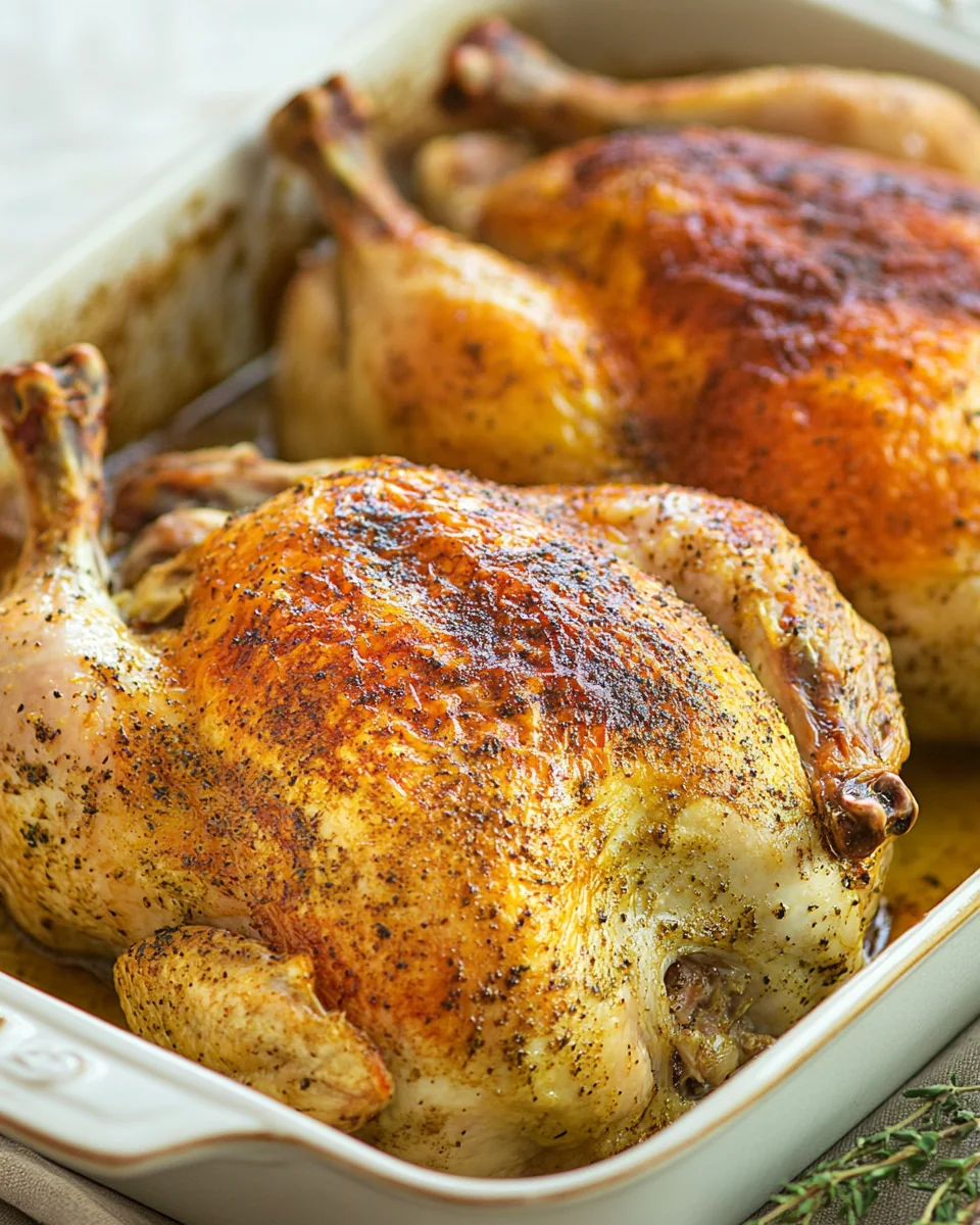 Perfectly Roasted Whole Chickens for a Cozy Dinner - additional image