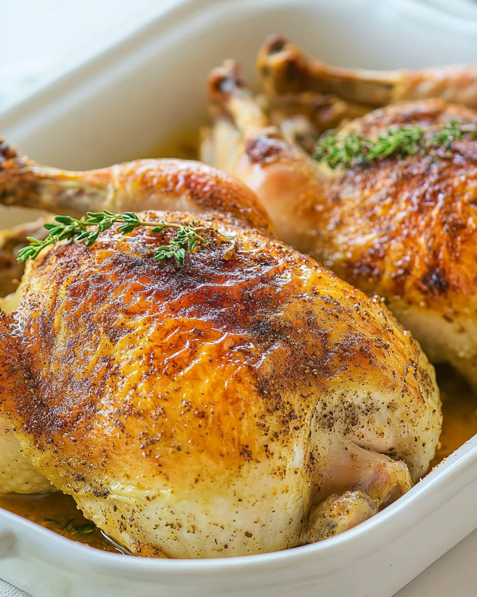 Perfectly Roasted Whole Chickens for a Cozy Dinner