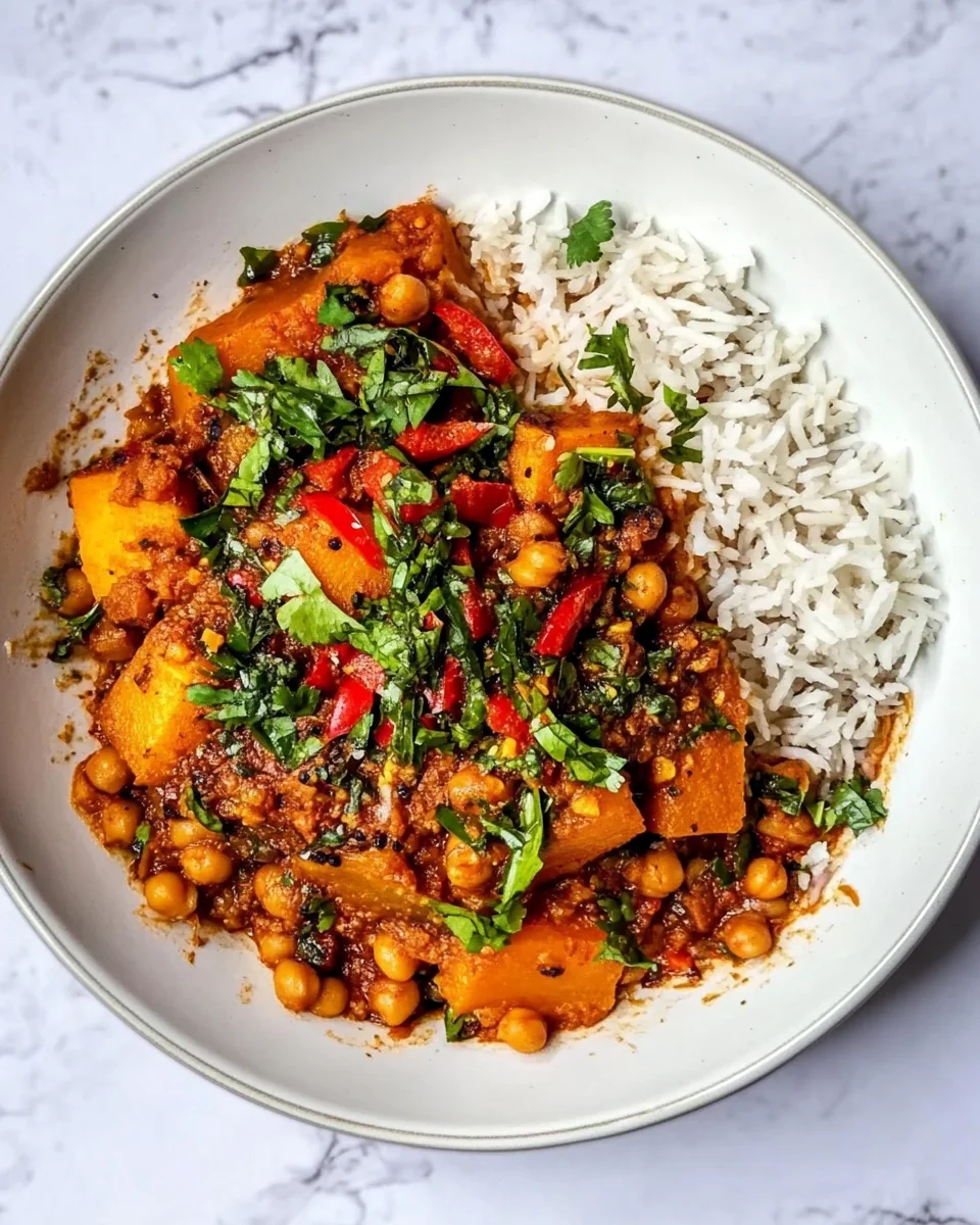 Simple Vegan Butternut Squash and Chickpea Tagine - additional image