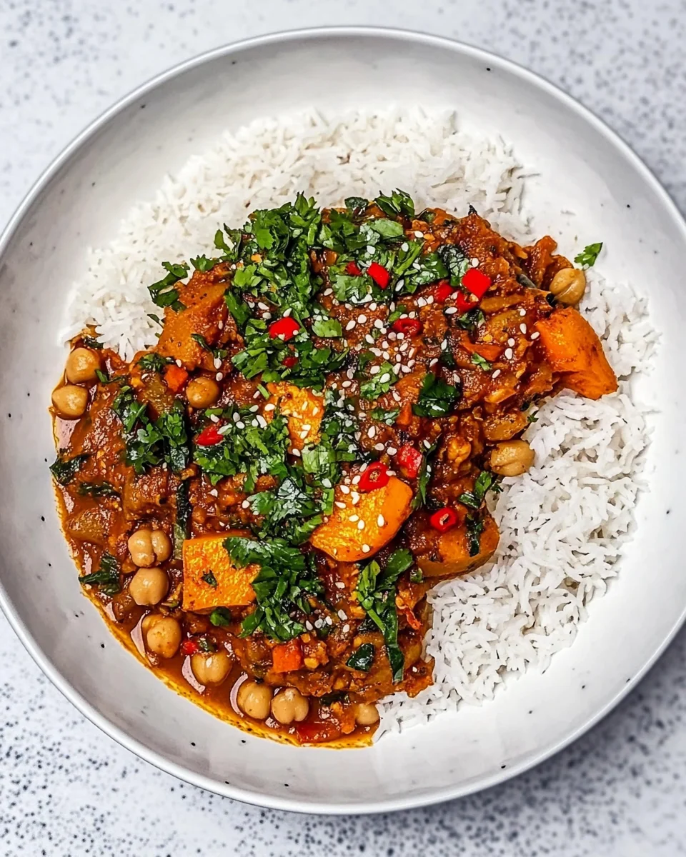 Simple Vegan Butternut Squash and Chickpea Tagine - additional image