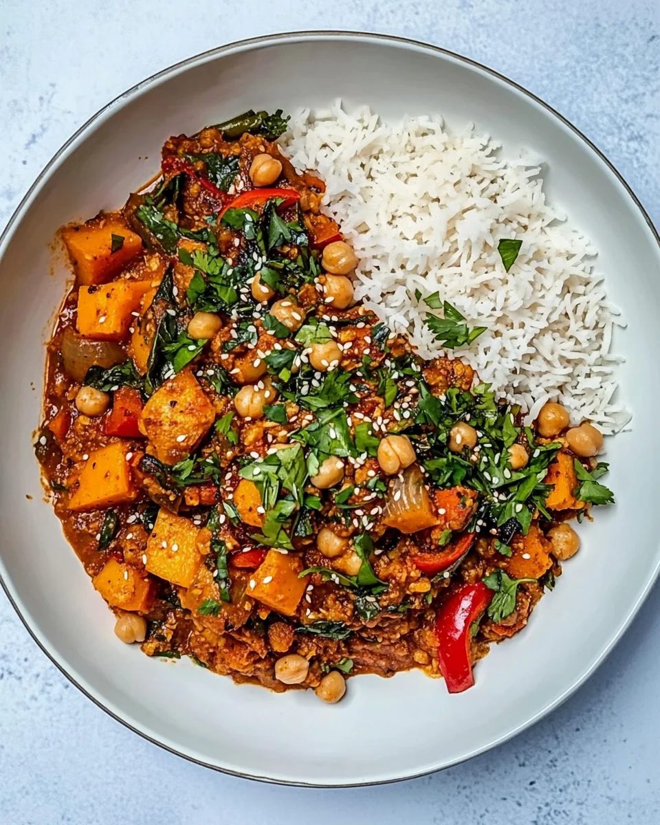 Simple Vegan Butternut Squash and Chickpea Tagine - additional image