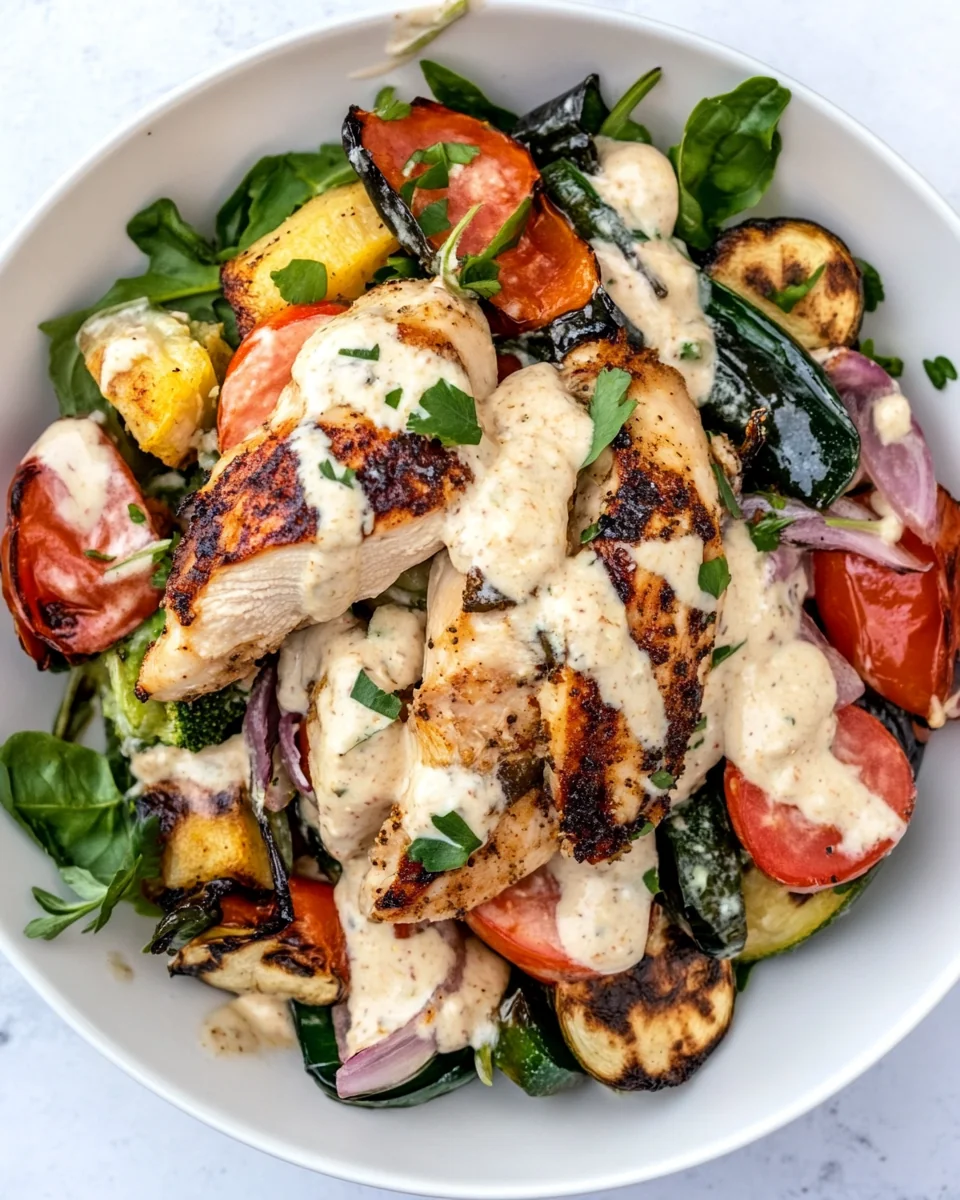 Zaatar Chicken with Roasted Vegetables and Tahini Delight - additional image