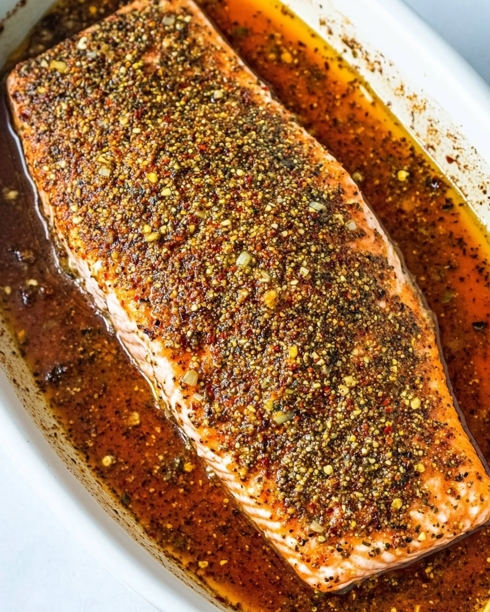 Zaatar Salmon with Spicy Garlic Butter Sauce - additional image