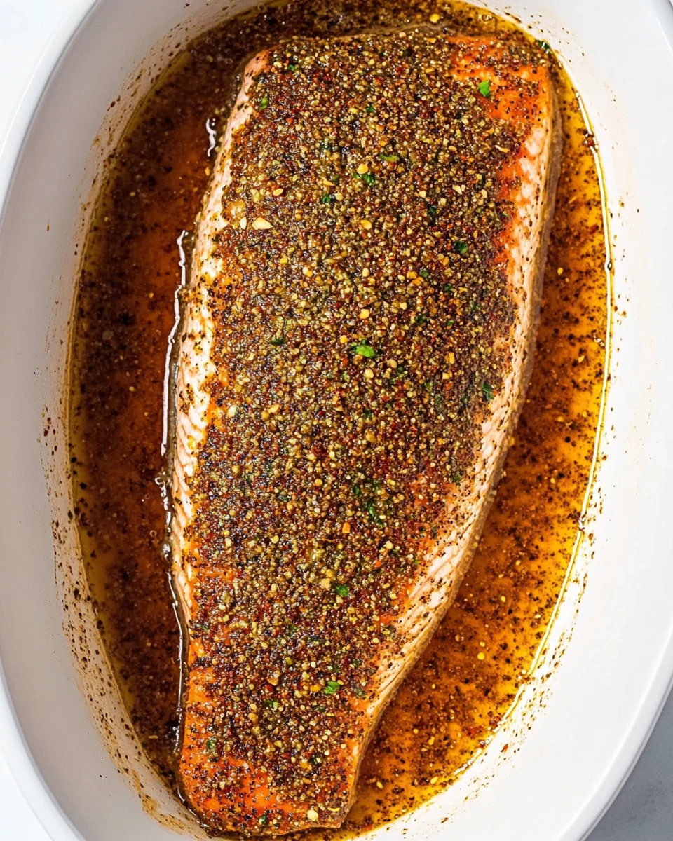 Zaatar Salmon with Spicy Garlic Butter Sauce - additional image