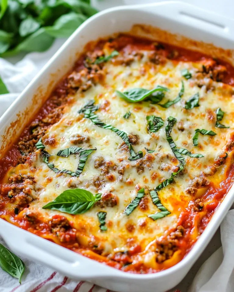 Healthy Homemade Zucchini Lasagna Recipe